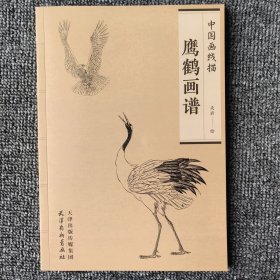 中国画正版线描鹰鹤画谱关岩白描16基础绘画工笔底稿