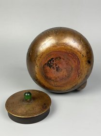 旧藏【京剧脸谱铜壶+铸铁炉】整套，全品完整，实拍如图！