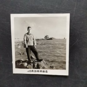 老照片：1971年青岛栈桥留念老照片