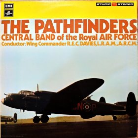 LP黑胶唱片，英国皇家空军中心乐队措挥，《探路者》12寸33转，播放流畅。1972年英国出品。