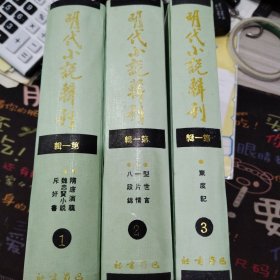 明代小说辑刊 第一辑123 库存书