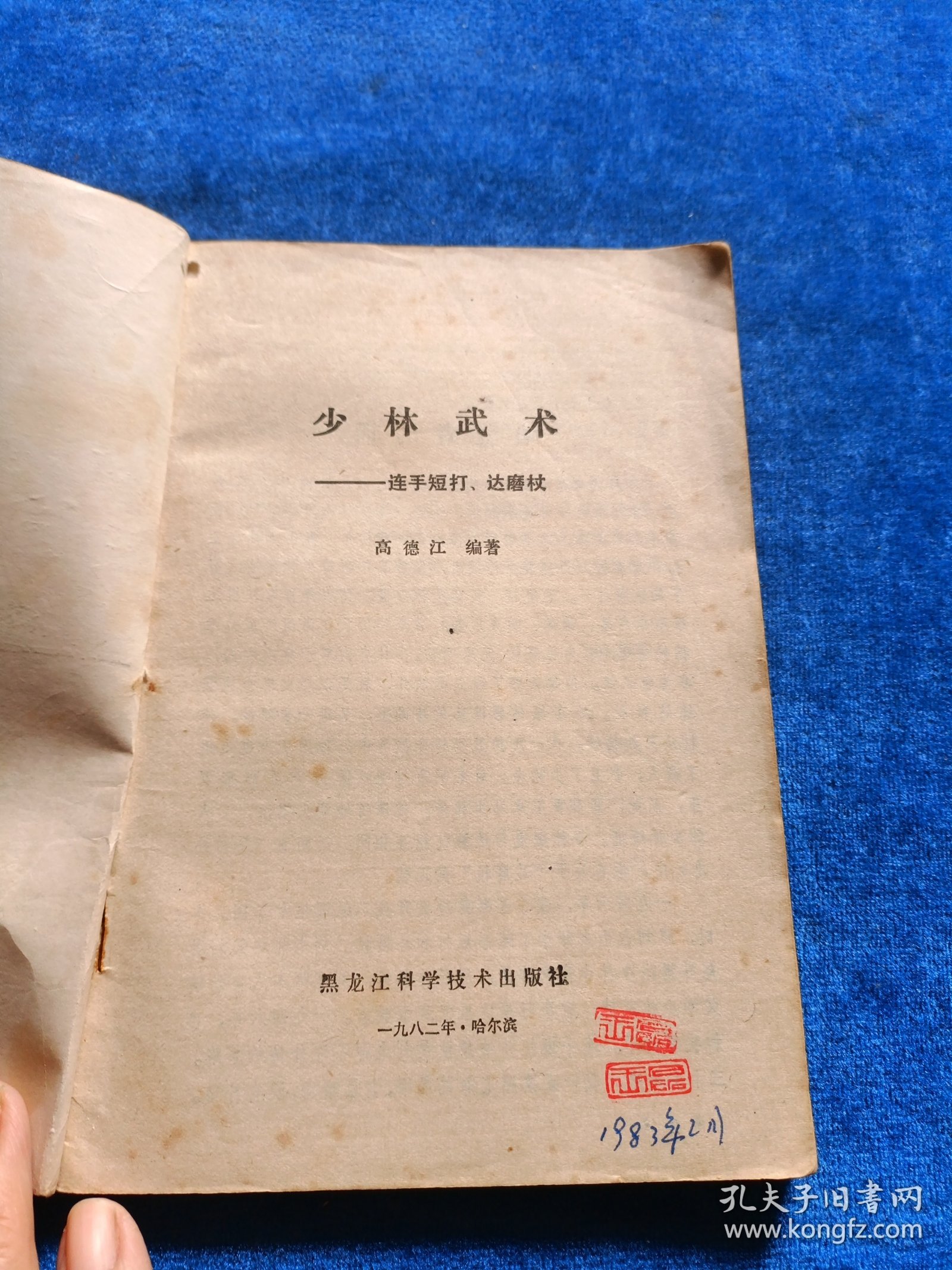 少林武术 连手短打 达磨杖