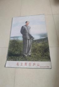 丝织画      毛主席在庐山