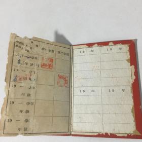 1961年武汉大学附属共青团中学 学生证