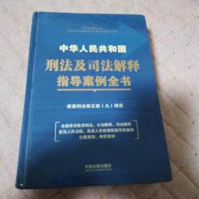 中华人民共和国刑法及司法解释指导案例全书：根据刑法修正案（九）编定