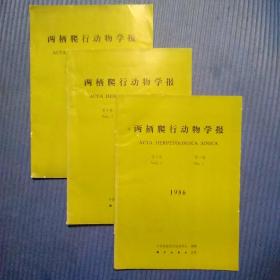 期刊杂志季刊：两栖爬行动物学报1986年第1/2/3期合售，总第5卷第1/2/3期