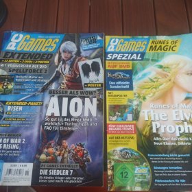 德国著名游戏杂志pcgames两本合售，本店满30自动包邮，多单自动合并运费