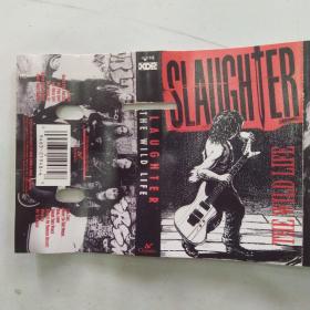 Slaughter《The Wild Life》（8品打口磁带一盘已经接好使用过参看书影需使用快递发货1992年Slaughter 推出的第二张专辑《Wild Life》冲上 Billboard 专辑榜第8位）55318