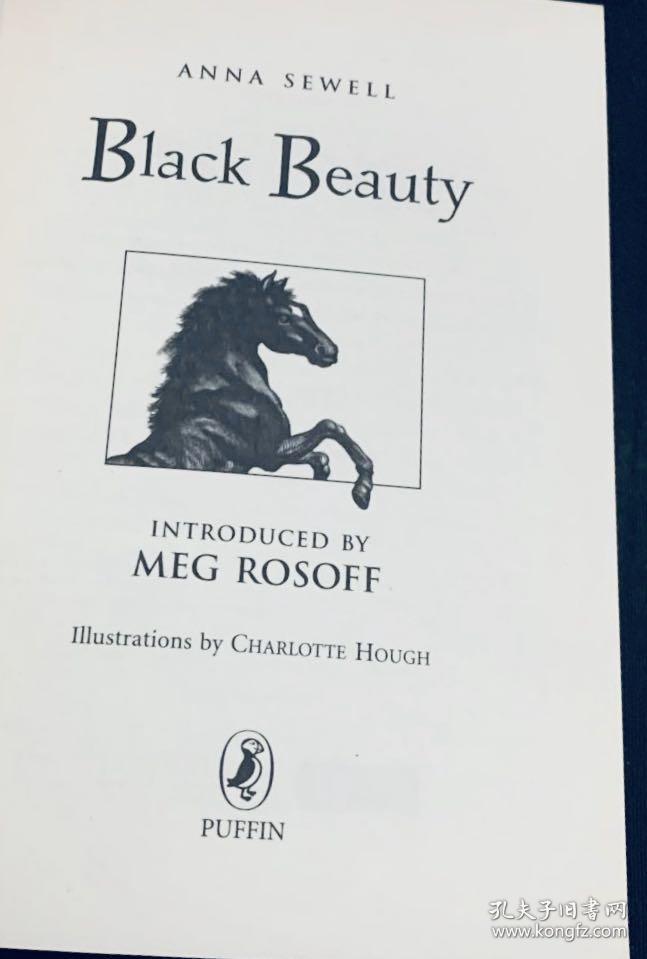 Black Beauty (Puffin Classics) 黑美人 英文原版