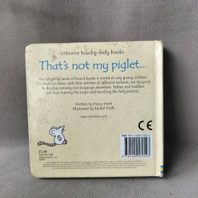 【库存书】Usborne出品 那不是我的小猪仔 英文原版绘本 That's Not My Piglet 幼儿触