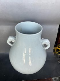甜白双耳尊