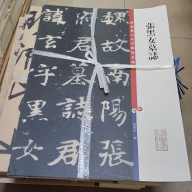 彩色放大本中国著名碑帖：张黑女墓志