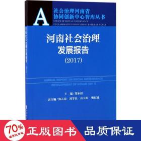 河南社会治理发展报告（2017）