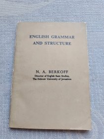 ENGLISH GRAMMAR AND STRUCTURE