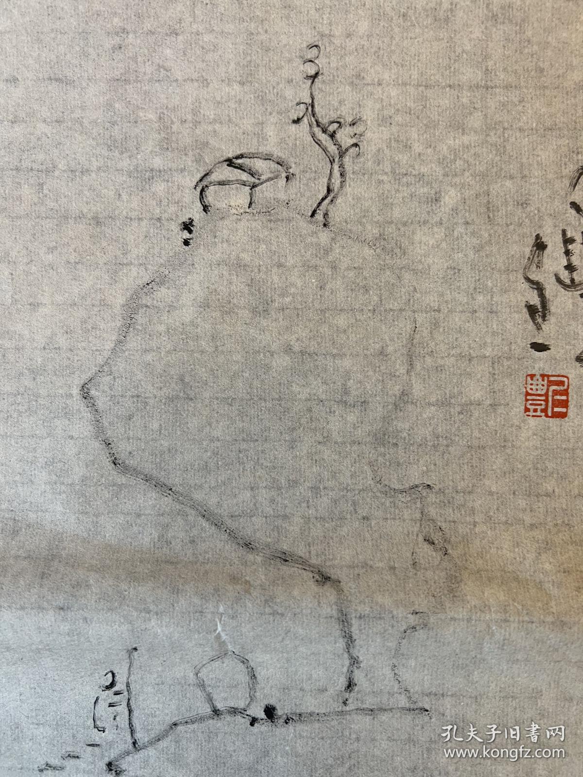 文人画，线条老。可定制