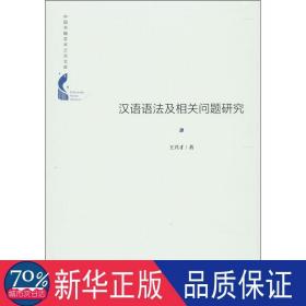 中国书籍学术之光文库— 汉语语法及相关问题研究（精装）