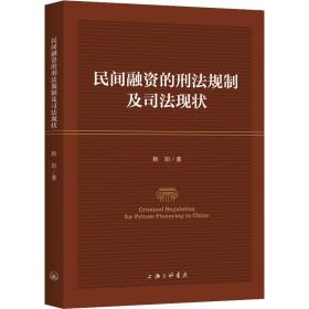 民间融资的刑法规制及现状 经济理论、法规 韩阳 新华正版