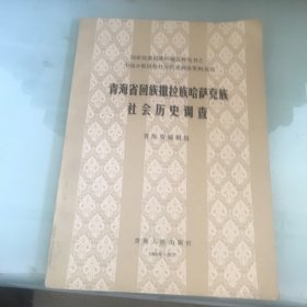 青海省回族撒拉族哈萨克族社会历史调查
