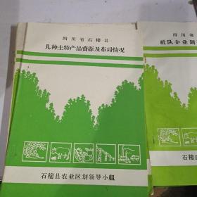 四川省石棉县综合农业区划（共8册合售）