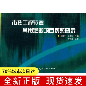 市政工程預(yù)算常用定額項(xiàng)目對(duì)照?qǐng)D示