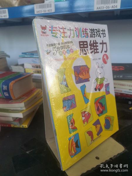 专注力训练游戏书 思维力全6册3-6岁儿童思维逻辑训练宝宝大脑开发游戏书幼儿思维力培养孩子思维益智书 3 4 6岁