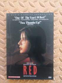 DVD光盘-电影 RED  红白蓝三部曲之红色情深（单碟装）
