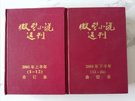 微型小说选刊2001年上半年、下半年合订本（共2本）