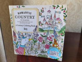 《Romantic country:A Fantasy coloring Book》尺寸：25厘米*25厘米*1厘米