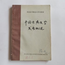 中国古典文学发展概述