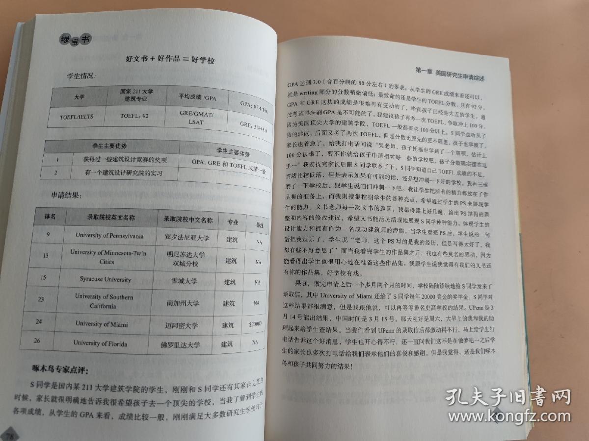 美国研究生及本科转学申请绿宝书