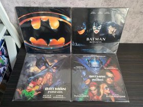 特价 美版 宽屏版 蝙蝠侠 1-4部 第二部是日版 双碟装 4张LD镭射影碟打包出