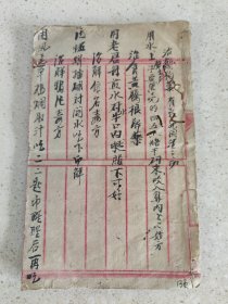 医抄文化13页，诸多秘方如治解鸦片毒方，治疗疮沙方，治蛇头指方，治刀枪方，治助脾方，治汤火妙方等等