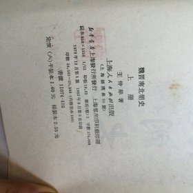 魏晋南北朝史，上