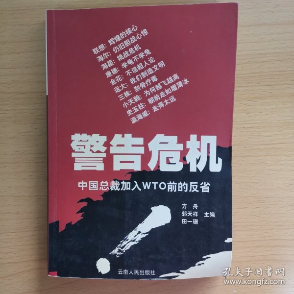 警告危机:中国总裁加入WTO前的反省