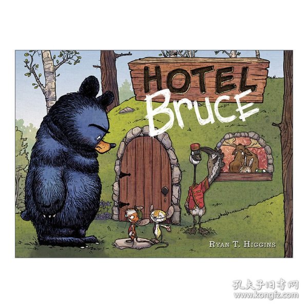Hotel Bruce 鹅妈妈布鲁斯系列 布鲁斯旅馆 儿童精装绘本书Mother Bruce series亲子阅读 蓝思510L 3-5岁