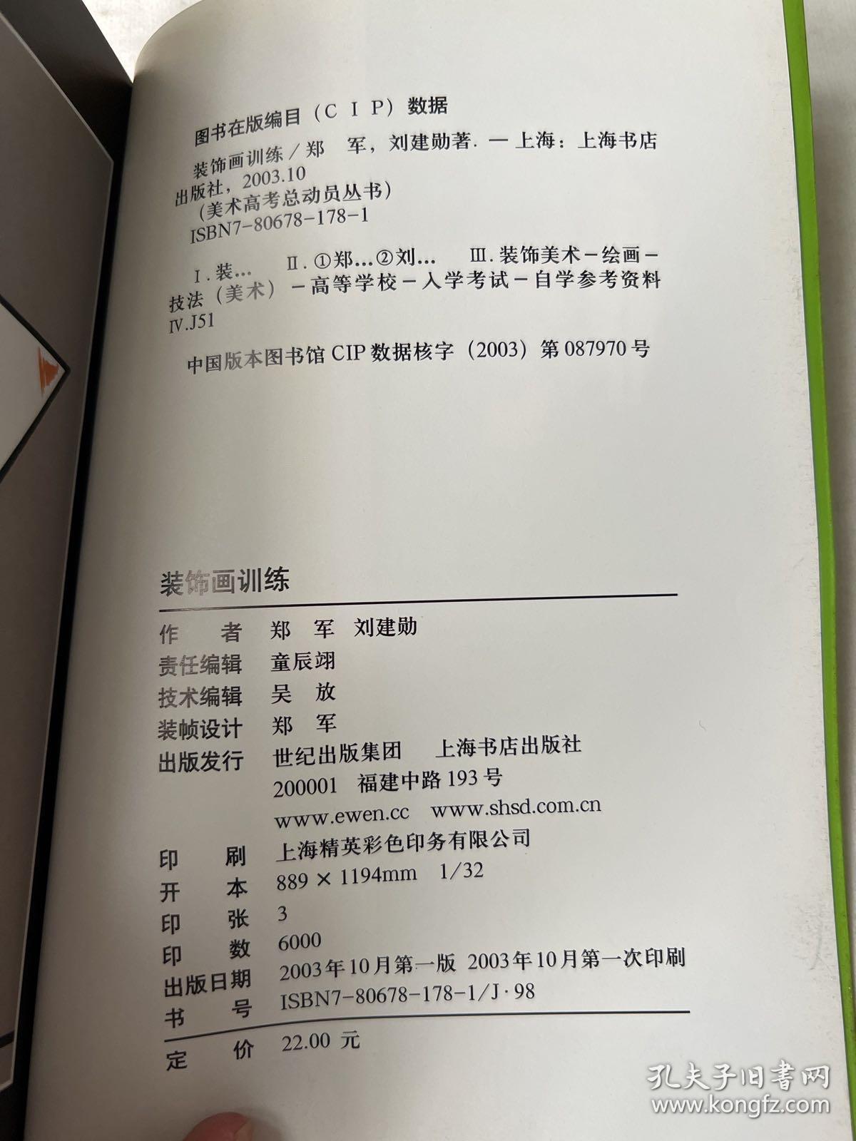 装饰画训练——美术高考总动员丛书