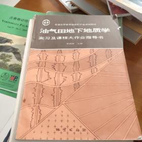 油气田地下地质学实习及课程大作业指导书