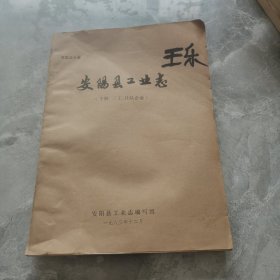 安阳县工业志下册送审稿