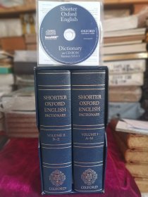 Shorter Oxford English Dictionary(sixth edition ) 牛津英语词典简编本（第六版 精装豪华版，含光盘）