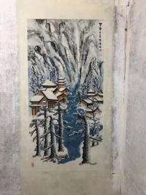 著名画家张省精品山水