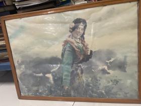 南京市美术家协会副主席曹立侃水彩画 保真
