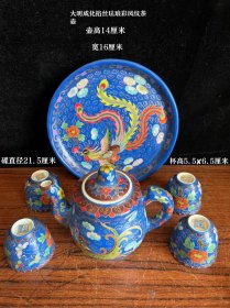 大明成化掐金丝珐琅彩凤纹茶壶12