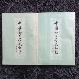 中国新文学史初稿 1956年一版一印（上下册）