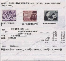 Y315波兰1953年儿童教育和学校教育 学习 新 3全