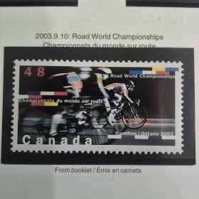 Canada3加拿大2003年世界自行车公路锦标赛 体育 新 1全 外国邮票