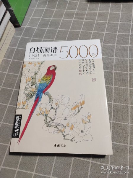 白描画谱5000例中篇(禽鸟走兽)/经典全集系列丛书