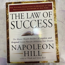 成功法则全书 英文原版 The Law of Success 拿破仑希尔 经管励志 经典成功学畅销书 成功秘诀 搭思考致富 思考快与慢 黑天鹅