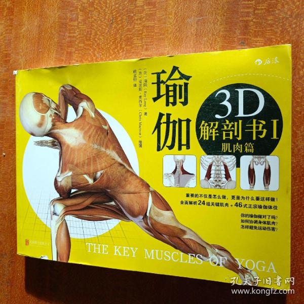 瑜伽3D解剖书I：肌肉篇