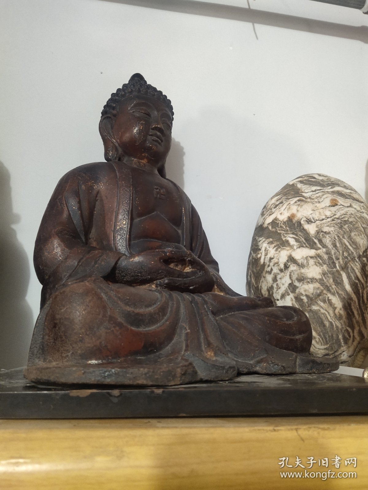 大清铁佛座像