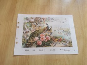 年畫縮樣：百鳥圖